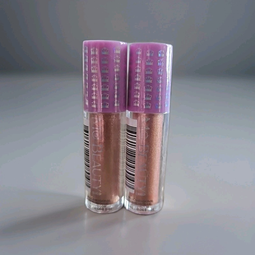 2X Mo Beauty Mo-Dimensional Liquid Metallic Eyeshadow in Glazed 2ml / 0.068 oz.